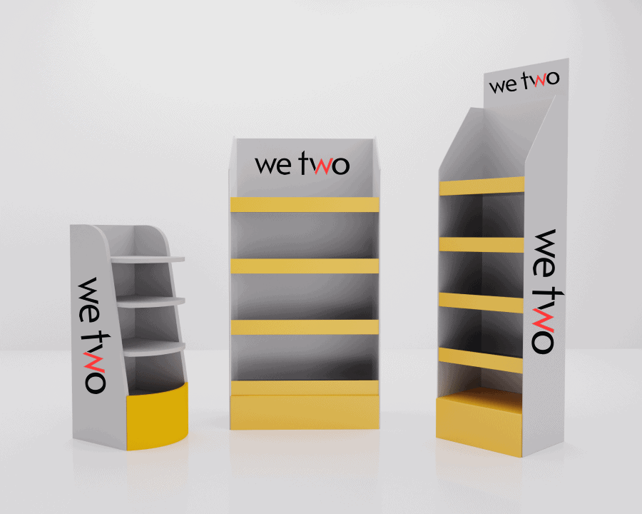 Custom display stand design for exhibitions and events