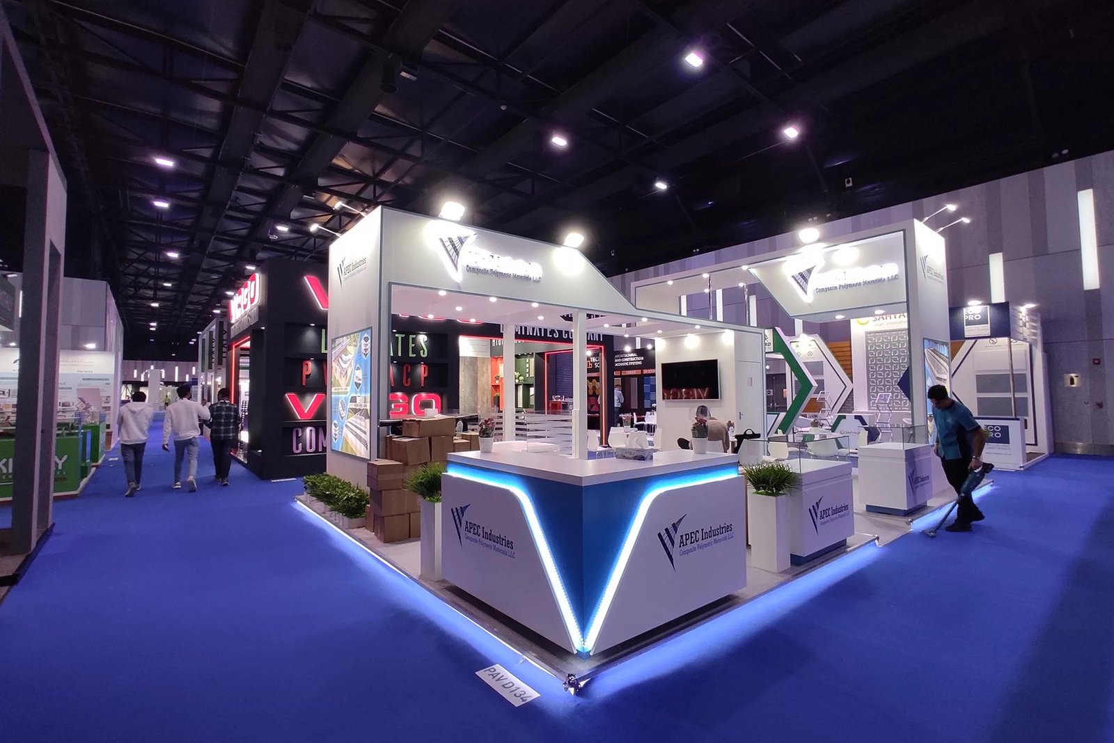 Custom exhibition stand design and fabrication in Dubai
