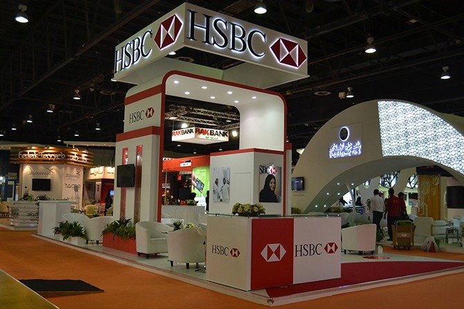 Premium info stand with elegant design for exhibitions