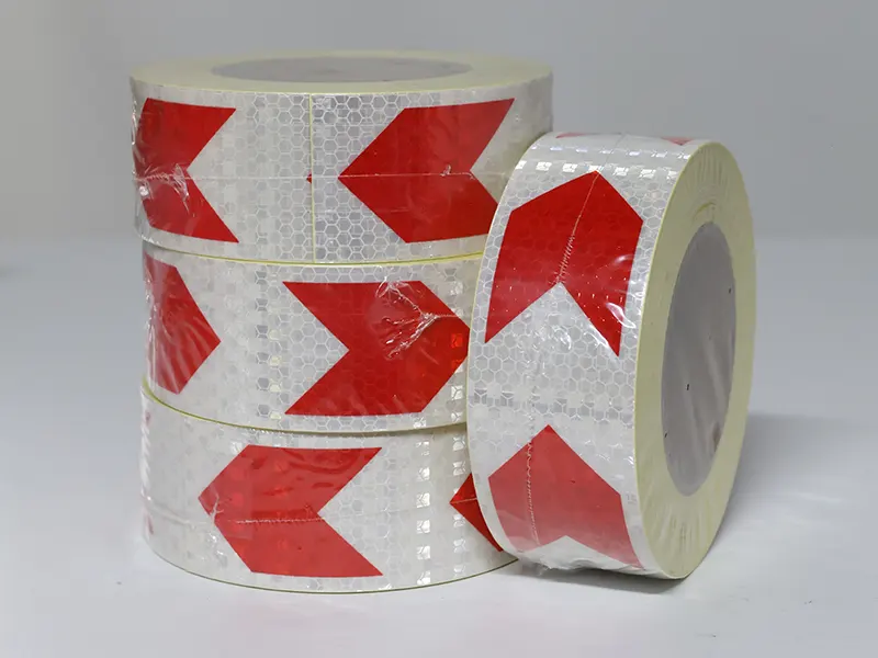 2_X25M-SECURITY TAPE REF WHITE WITH RED ARROW 2'' INCH-STWRA2''