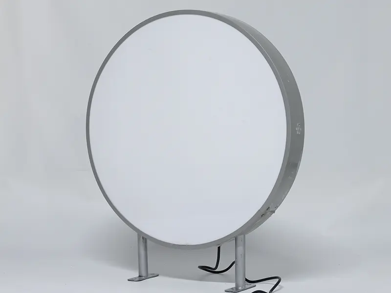 80CM-LED ROUND LIGHT BOX 80 CM-SILVER-LBR8080