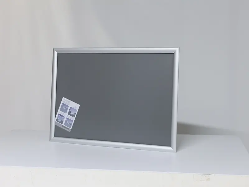 A3 -SNAP WITHOUT CORNER 25MM-SILVER-SFMA3
