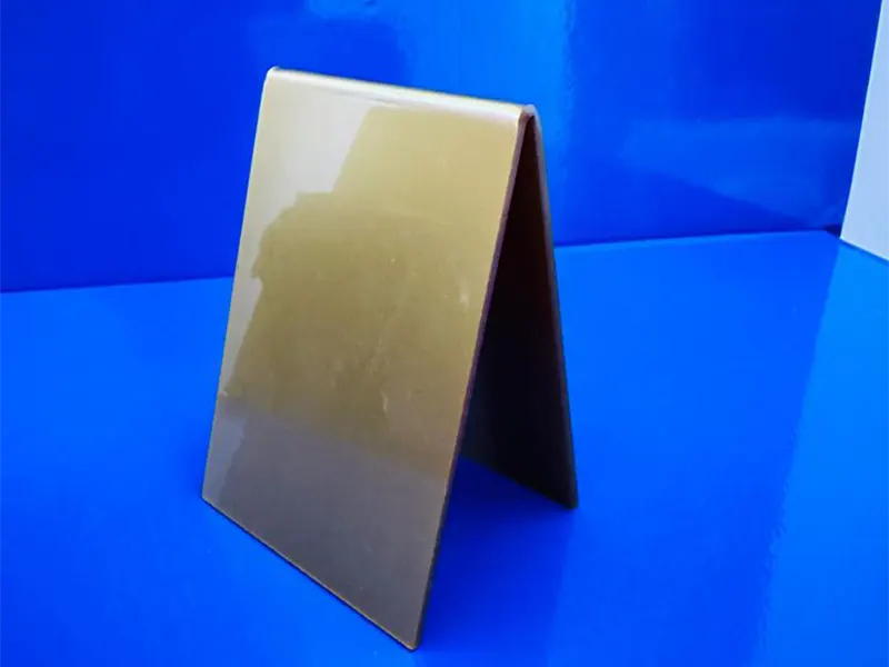 Acrylic A Bend Gold Mat