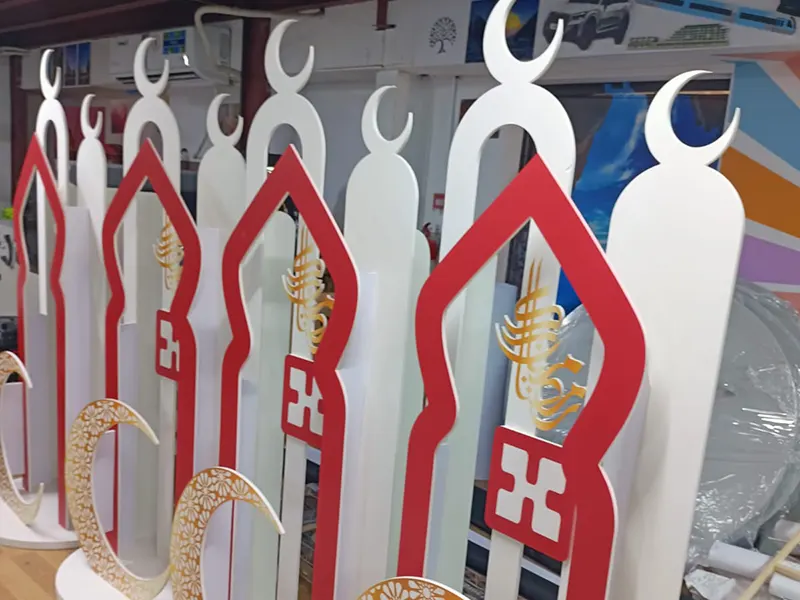 Foam Board with Stickers Pasting